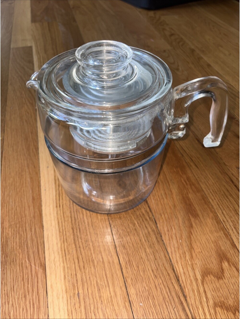 Vintage 7756-B Pyrex 6 Cup Glass Percolator Stovetop Coffee Pot Complete